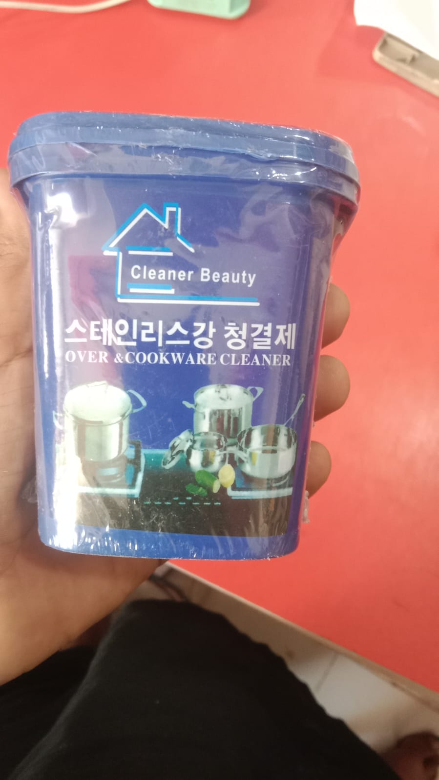 Magical Stainless Steel Cookware Kitchen Cleaner Strong Detergent Cream